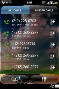 Phone Call Log