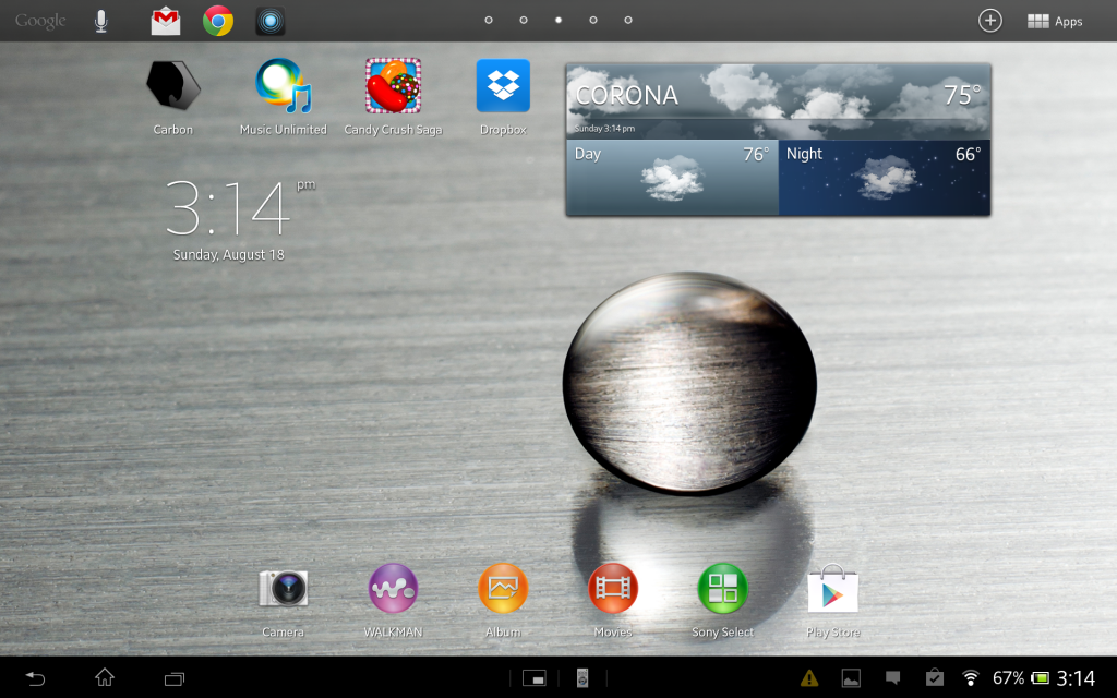 Sony Xperia Tablet Z screenshots (5)