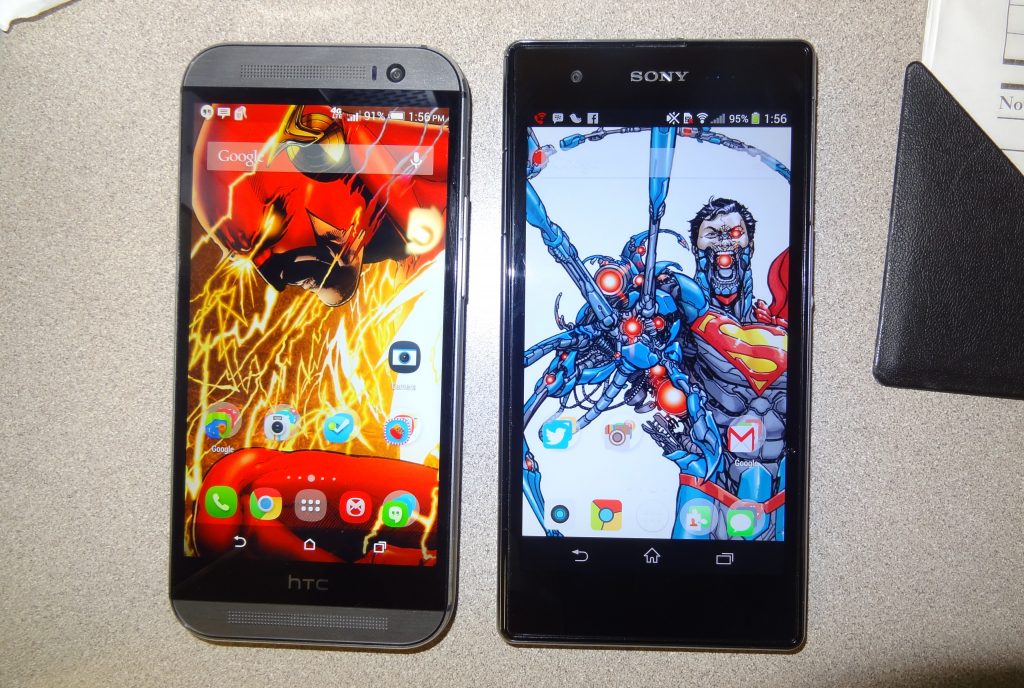 HTC One M8 v. Sony Xperia Z1 (2)