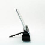 Inateck BP2001 Bluetooth Stereo Speaker [Review] - iPad stand - side view 