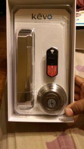 KwiksetKevoSmartLockInsideBox