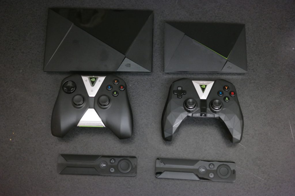 NVIDIA Shield TV Side by Side