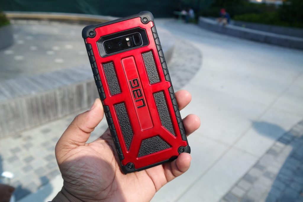 UAG Monarch Series Galaxy Note 8 Case In Hand