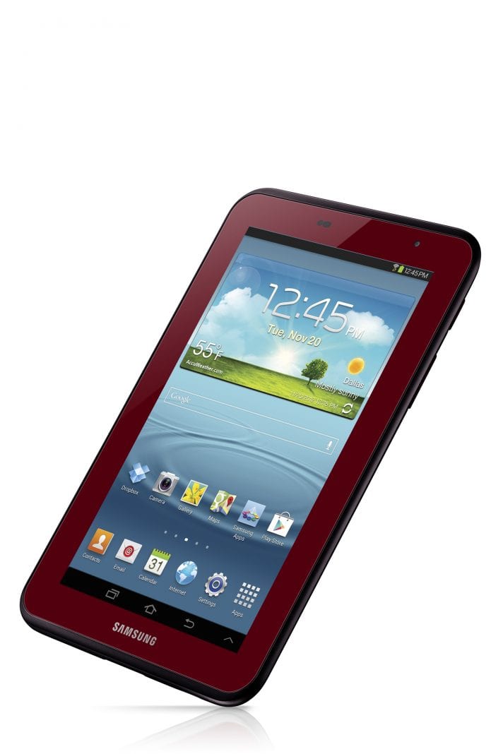 Samsung GALAXY TAB 2 7.0 - Garnet Red - Analie Cruz - G Style Magazine - Tech