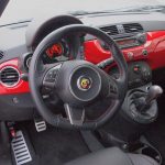 2013 Fiat 500 Abarth Driver Steering Wheel Dash