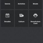 songza app - menu - BlackBerry Z10 - G Style Magazine review