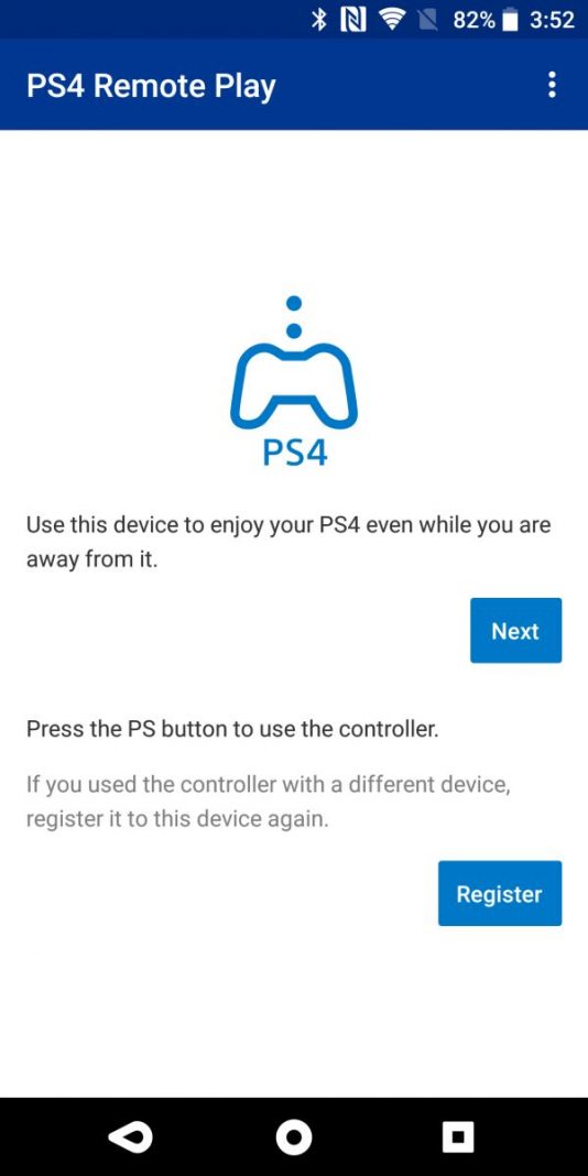 Xperia XZ2 Remote Play