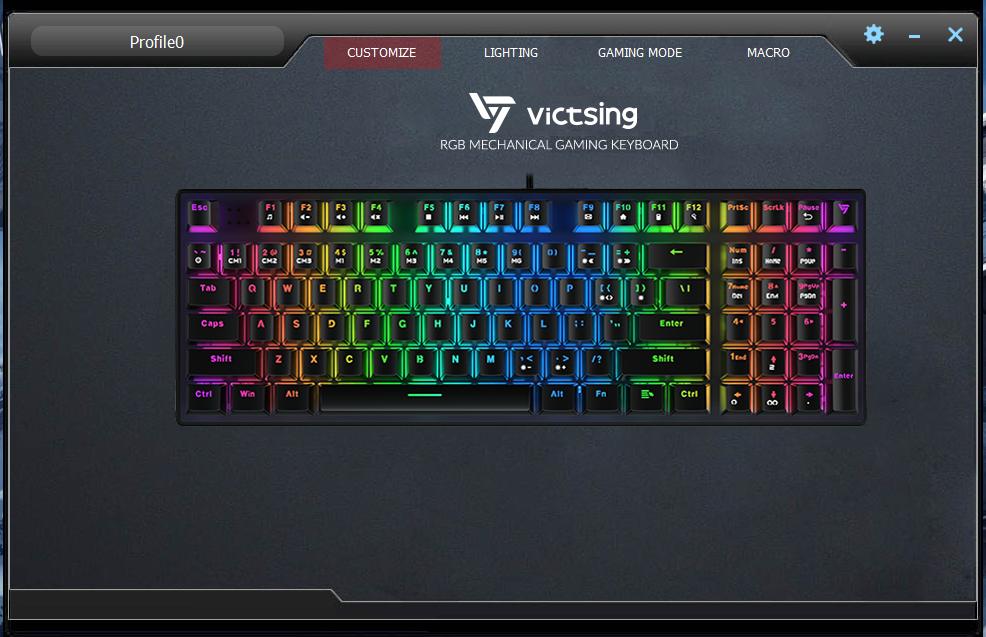 VicTsing RGB Mechanical Gaming Keyboard