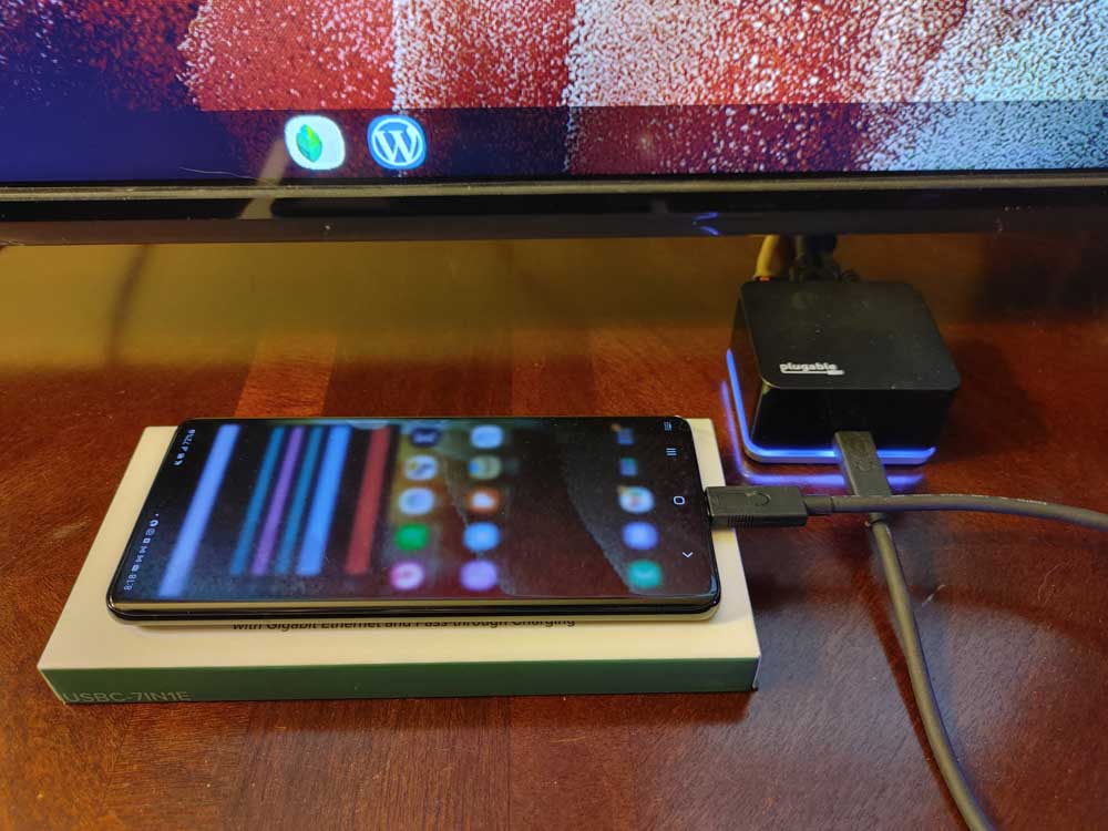 Samsung DeX on Galaxy S21 Ultra 5g